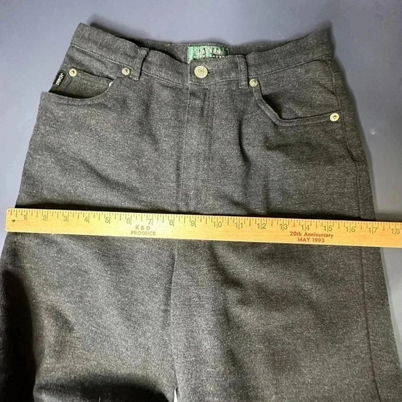 Lauren Ralph Lauren Womens Pants 2 Petite Dark Gray EUC - Picture 10 of 13
